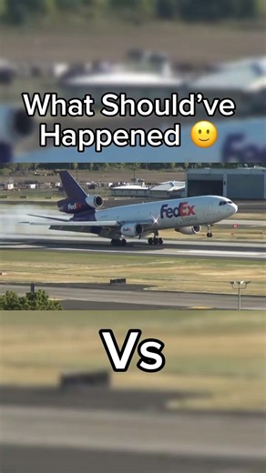 Fedex devastating crash 😔 vs what should’ve been #shorts #planes