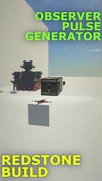 Observer Pulse Generator | Minecraft Redstone Build