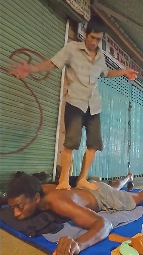 Legendary $5 Street Massage with Cupping & Back Walking - Ho Chi Minh 🇻🇳