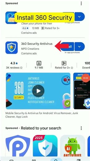 Best free virus cleaner app #antivirus #android #virus