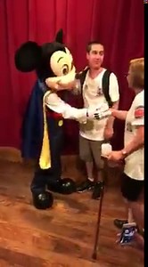 A blind man from Brazil shared a special moment with Mickey Mouse when he visited Walt Disney World in Orlando: http://abc30.tv/2exz7jA | ABC30 Action News