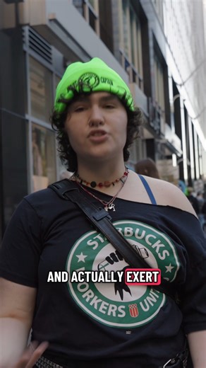 11K views · 545 reactions | Starbucks baristas understand. Their union is strong because it focuses on getting the pay and benefits that workers deserve.. but it's also strong because workers see the world around them, and understand that the union is a place for them to build and flex power beyond just the workplace. If you're anxious about the state of the world, organizing with your coworkers gives you a way to fight back! | Fight for a Union | Facebook