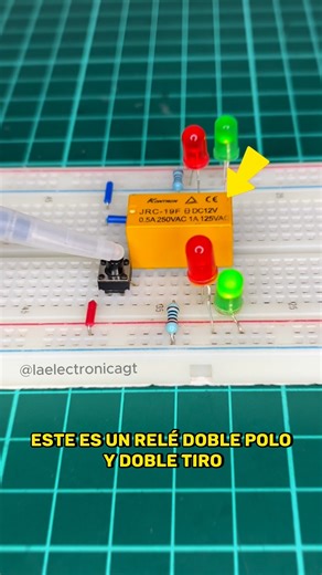 8.4K views · 122 reactions | Este es un relé doble polo y doble tiro | #Rele #Relay #DPDT #SPST #DPST | La Electrónica | Facebook