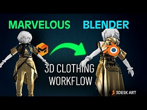 From Marvelous Designer to Blender Clothing Workflow Explained 3Desk Art