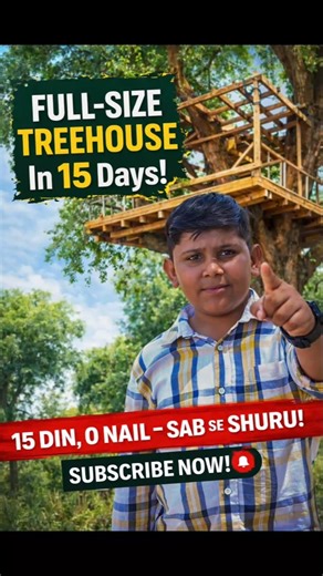 ​BIG ANNOUNCEMENT: My 15-Day Tree House Challenge! 🌳