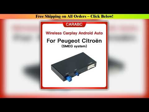 For Peugeot Citroen Wireless Carplay adapter Android Auto module SMEG 208 2008 308 508 3008 & C4
