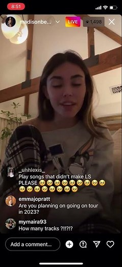 madison beer instagram live part 4