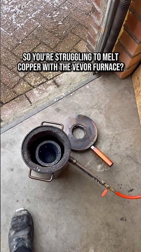 How to Use a VEVOR Furnace to Melt Copper #metalcasting #meltingmetal #copper er