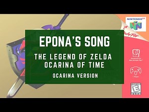 Epona’s Song - The Legend of Zelda: Ocarina of Time (ocarina version) Easy Piano