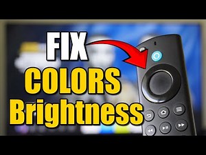 Fix Fire TV Stick Dark Colors & Brightness FAST! 4K Max Remote Trick