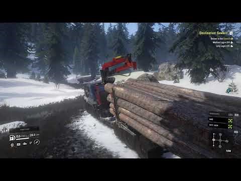 Snow Runner - Destination Sawmill (Yukon Flooded Foothhills Logging)