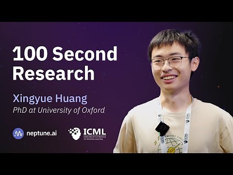 ICML 2024: 100 Second Research Challenge With Xingyue Huang