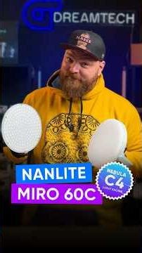 Nanlite miro 60c Nebula C4: RGBW LED Light