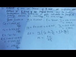 Numerical on Entropy