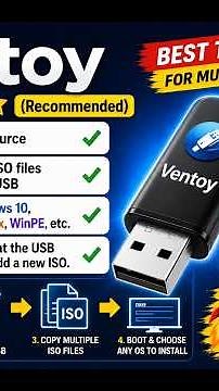 Create a Dual Boot Pendrive | Windows 10 & Windows 11 on One USB | Ventoy Step-by-Step
