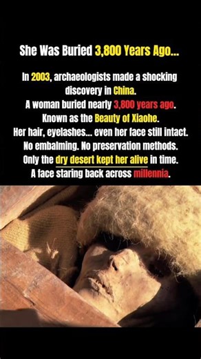 She Was Buried 3,800 Years Ago…