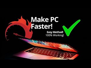 Make Your PC & Laptop Run Faster — Easy 100% Working Method!