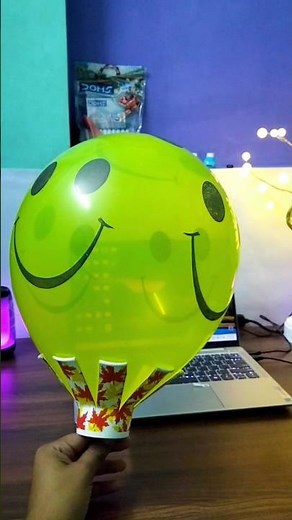 Magic Flying Balloon Experiment 🎈 | Easy Craft for School Project 🔥