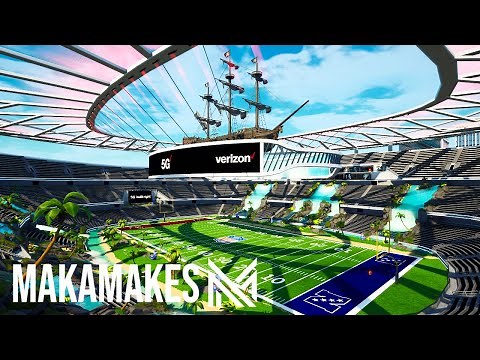 Building the MOST INSANE Stadium in Fortnite Creative