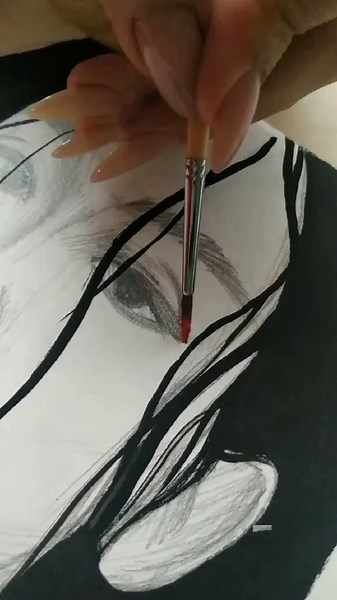 #sketchbook #portrait #drawing #girl #sketch #artist #sketchart #art #artwork #fashion #acrylicpainting