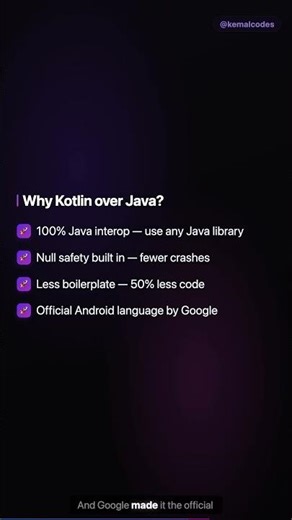 Why is Kotlin replacing Java? #shorts #kotlin