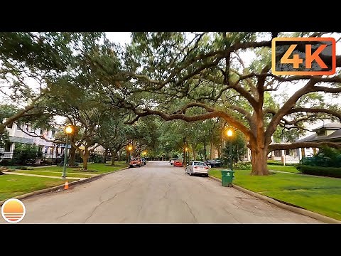 Montrose Neighborhood in Houston, Texas Ultra HD 4K Real Time Driving Tour.