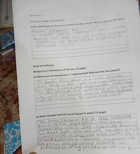 Research Essay: Introduction:State which law you have researc... | Filo