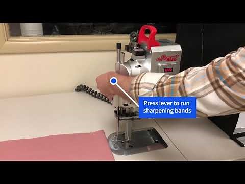 KM Servo Light 5-Inch High-Speed Straight Knife Cloth Cutting Machine