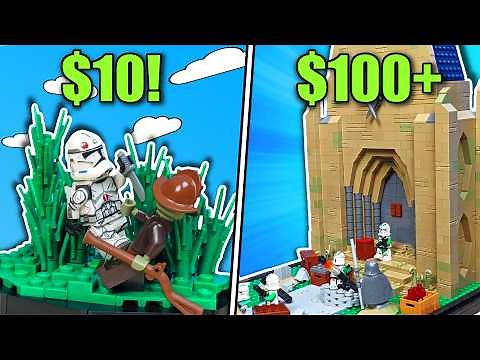 I Built 3 Clone Wars Mocs At Three Different Price Tiers $10 $50 & $100!