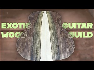 Building a Classical Guitar with Exotic Wood From Scratch - The Back