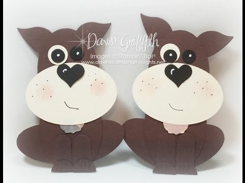 Stampin'Up! Punch Art Dog with Dawn