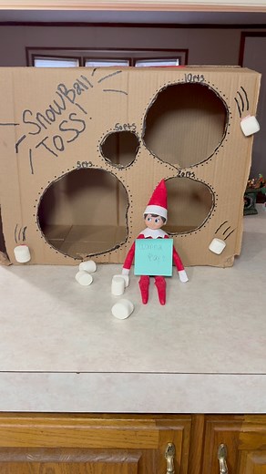 478K views · 2.7K reactions | Elf on the shelf fun snowball toss!! #elf #elfontheshelf #Christmas #fypシ #trendingreel | Makenzie Johnson | Facebook