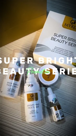 kulit kusam? Ga usah binggung. Cukup pakai paket Super Bright Beauty Series dari Mykos,praktis banget!Satu paket lengkap, hemat, dan bikin kulitmu cerah sehat✨💖 #mykos#skincarebrightening#kulitcerahmaksimal#fyp#xybca