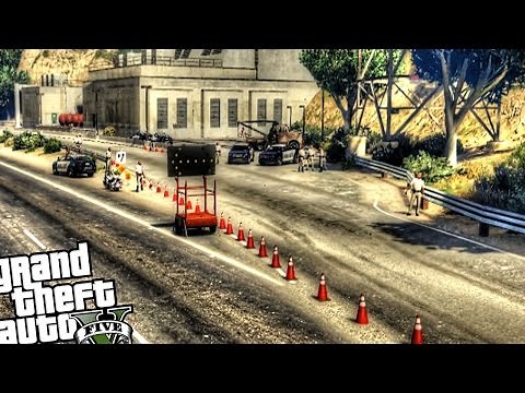 Highway Police Checkpoints - GTA 5 PC MOD