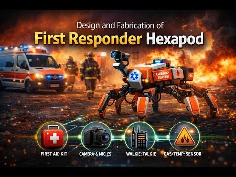 Design and Fabrication of First Responder Hexapod