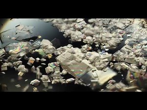 Microscope Time-Lapse: Sugar Crystalizing out of Solution