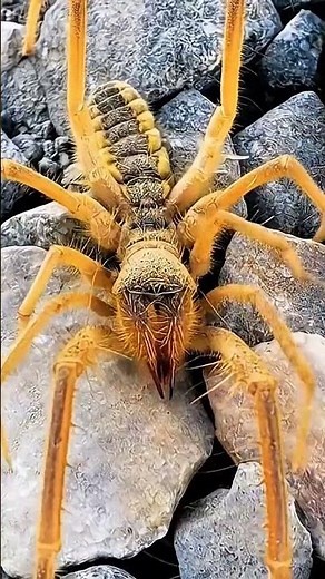 SOLIFUGE| CAMEL SPIDER| Murderous Speed Demon of the Desert #shorts #shortfeed #shortvideo #insects