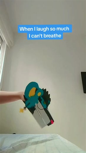 Lol #dragonpuppet #luxray #pokemon