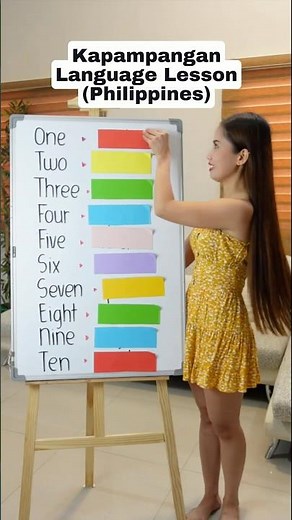 Kapampangan Language Lesson - NUMBERS #philippines #kapampangan