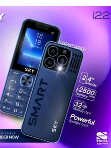 🔹 The Wait is Over! 🔹 Introducing the i22 – built for power, style, and reliability! 💪✨ 🔸 2.4” Display – Clear & comfortable viewing 🔸 2500mAh Battery – Stay connected longer 🔸 Supports up to 32GB Memory Card – More space for your files 🔸 Powerful Spotlight Torch – Lights up your way 🔸 Elegant Design – A perfect blend of style & durability A feature phone that does more! #i22 #SKY #SKYTEL #SKYMOBILE #BuiltForMore #FeaturePhone #buttonphone