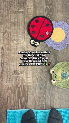 Weavin Weaver on Instagram: "I’m not the only one who has a floor towel right?!?! | Drop a ❤️ to get a link to the pattern! #crochetpattern #crochet #crochetcommunity #floorturtle #viralfloortowel"