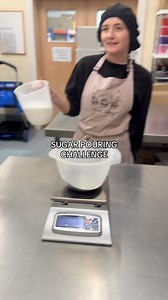 Sugar pouring challenge 😂😂😂 who can get the sugar closest to 200g without looking 😇 the things we do to entertain ourselves at work 😂😂😂 also the fact there’s only 1 person on this video who has worked at FB for less then 4 years. Love ❤️ | Finch Bakery