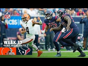 Cleveland Browns vs. Houston Texans | 2022 Week 13 Game Highlights