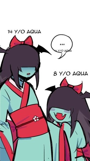 Aqua Got Older?! | Deltarune Chapter 5 Comic Dub