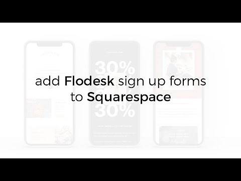 How to Use Flodesk with Squarespace (sign up form embed tutorial) | Flodesk Tutorial