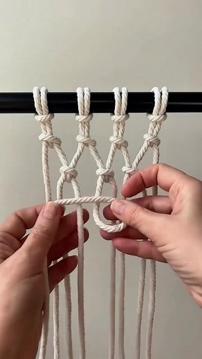 280K views · 587 reactions | Macrame 甆甆 #stitch #embroidery #fbreelsfypシ゚ #fbreelsfyp #tutorial #design #sewing #macrame | Hand Embroidery Designs by Priyanka | Facebook
