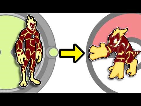 I got BORED so I TURN Ben 10 aliens into POKEMONS!!! part 1