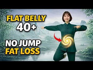15 Min Tai Chi Walking for Flat Belly After 40 | Tai Chi For Women