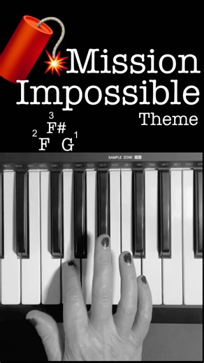 Mission impossible theme piano