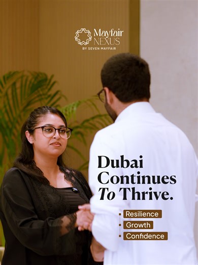 Dubai continues to thrive. Even when headlines shift, the Dubai real estate market continues to show resilience, attract global investors, and create long-term opportunities. That’s exactly the confidence we’re seeing with Mayfair Nexus, a strong off-plan Dubai property opportunity in Wadi Al Safa 7. 🌐 7mayfair.com | ☎ (800) 767676 دبي تواصل الازدهار. حتى مع تغيّر العناوين، يظلّ سوق العقارات في دبي يُظهر مرونة قوية، ويجذب المستثمرين العالميين، ويخلق فرصًا طويلة الأمد. وهذا بالضبط ما نراه اليوم 